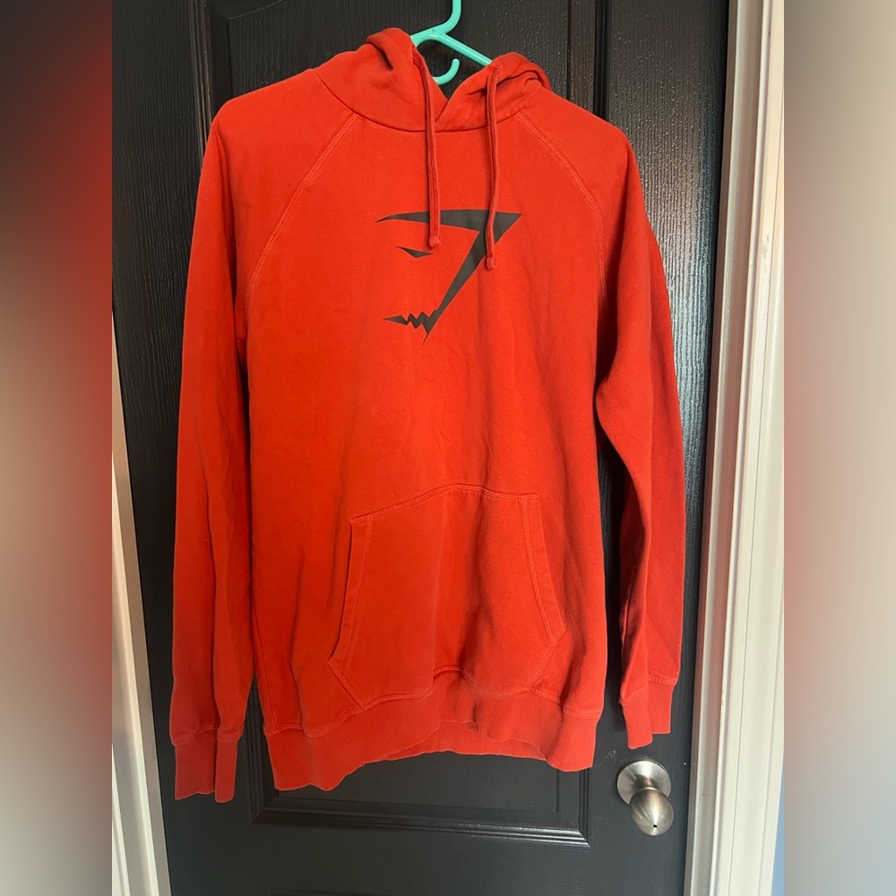 Gymshark Red Sweatshirt Vibrant Pullover Hoodie